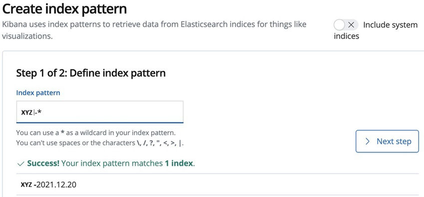 Index pattern
